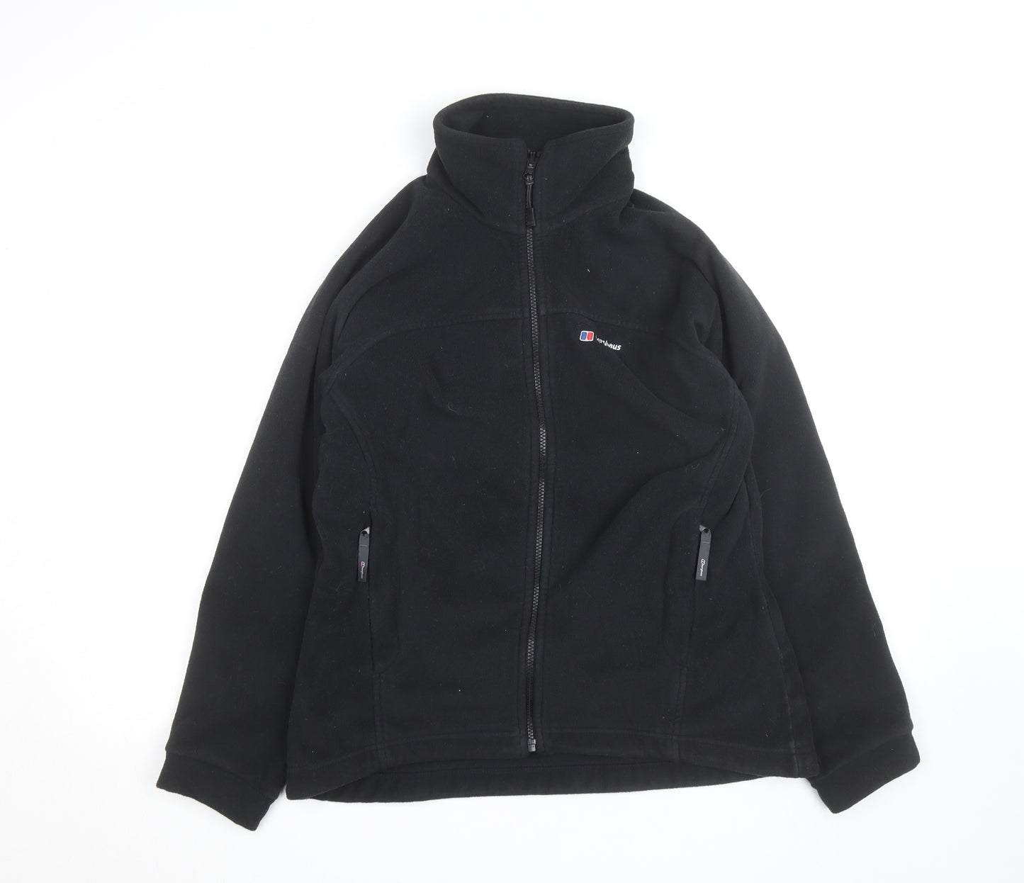 Berghaus Men's Black Fleece Mid-Length Jacket Size M Full Zip