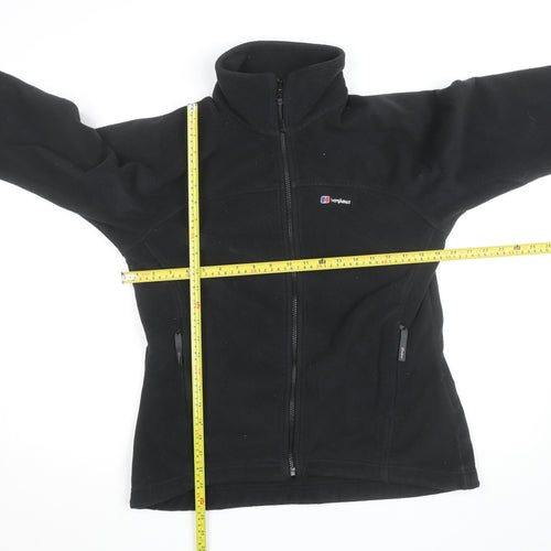 Berghaus Men's Black Fleece Mid-Length Jacket Size M Full Zip