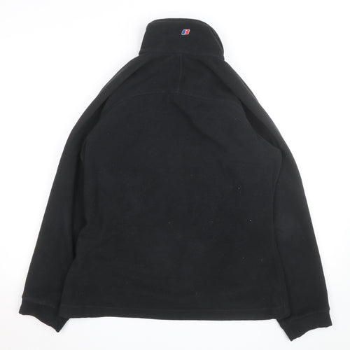 Berghaus Men's Black Fleece Mid-Length Jacket Size M Full Zip