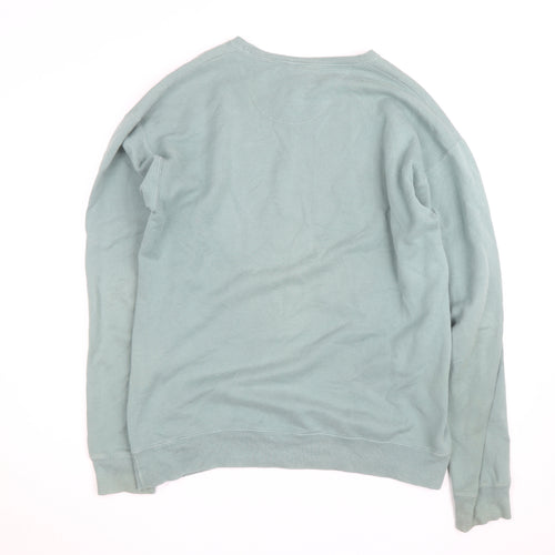 ComfortWash Mens Green Medium Pullover Sweatshirt Graphic Print