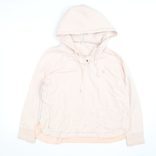 White Stuff Womens Pale Pink Size 12 Pullover Hoodie Sweatshirt