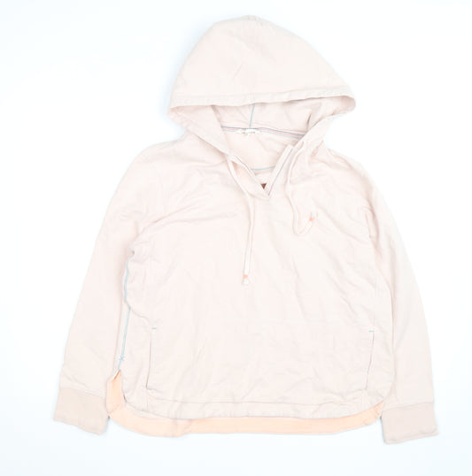 White Stuff Womens Pale Pink Size 12 Pullover Hoodie Sweatshirt