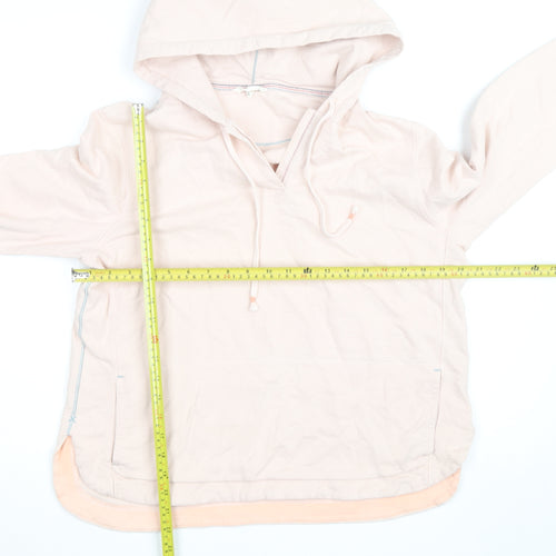 White Stuff Womens Pale Pink Size 12 Pullover Hoodie Sweatshirt