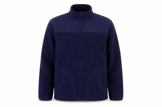 Logan & Martin Men's Navy Blue Fleece Full Zip Active Jacket M