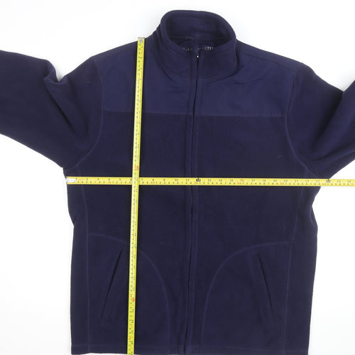 Logan & Martin Men's Navy Blue Fleece Full Zip Active Jacket M