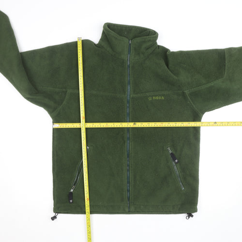 HEGA Men's Green Fleece Full Zip Activewear Jacket Size M