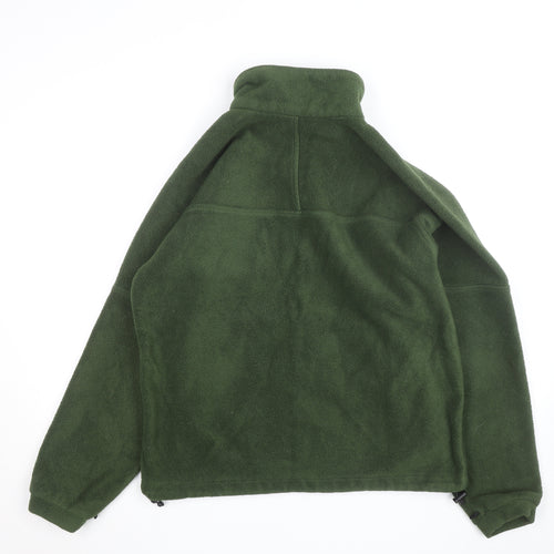 HEGA Men's Green Fleece Full Zip Activewear Jacket Size M