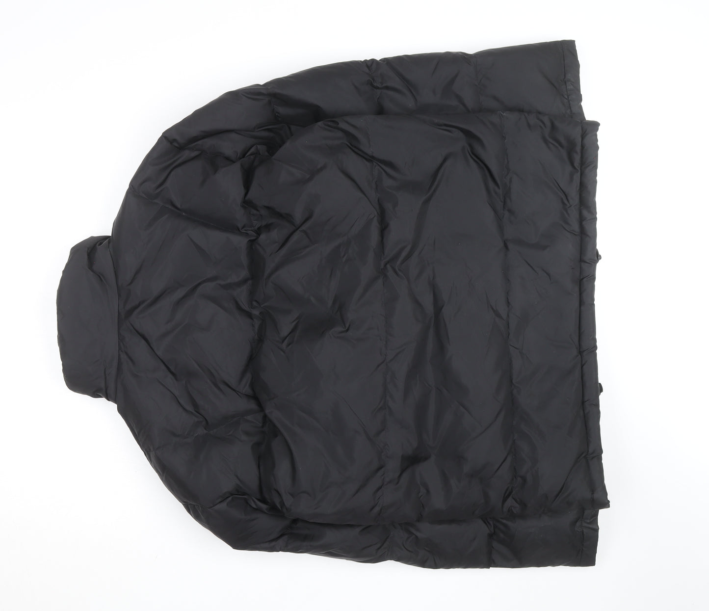 Esprit Mens Black 38R Puffer Jacket with Zip Pockets Winter Warm