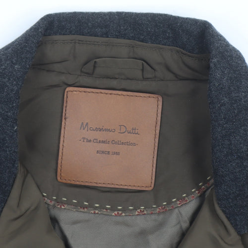 Massimo Dutti Women's Brown Quilted Short Jacket Size M