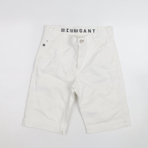 GANT Women's White Bermuda Shorts Size 28 Cotton Blend