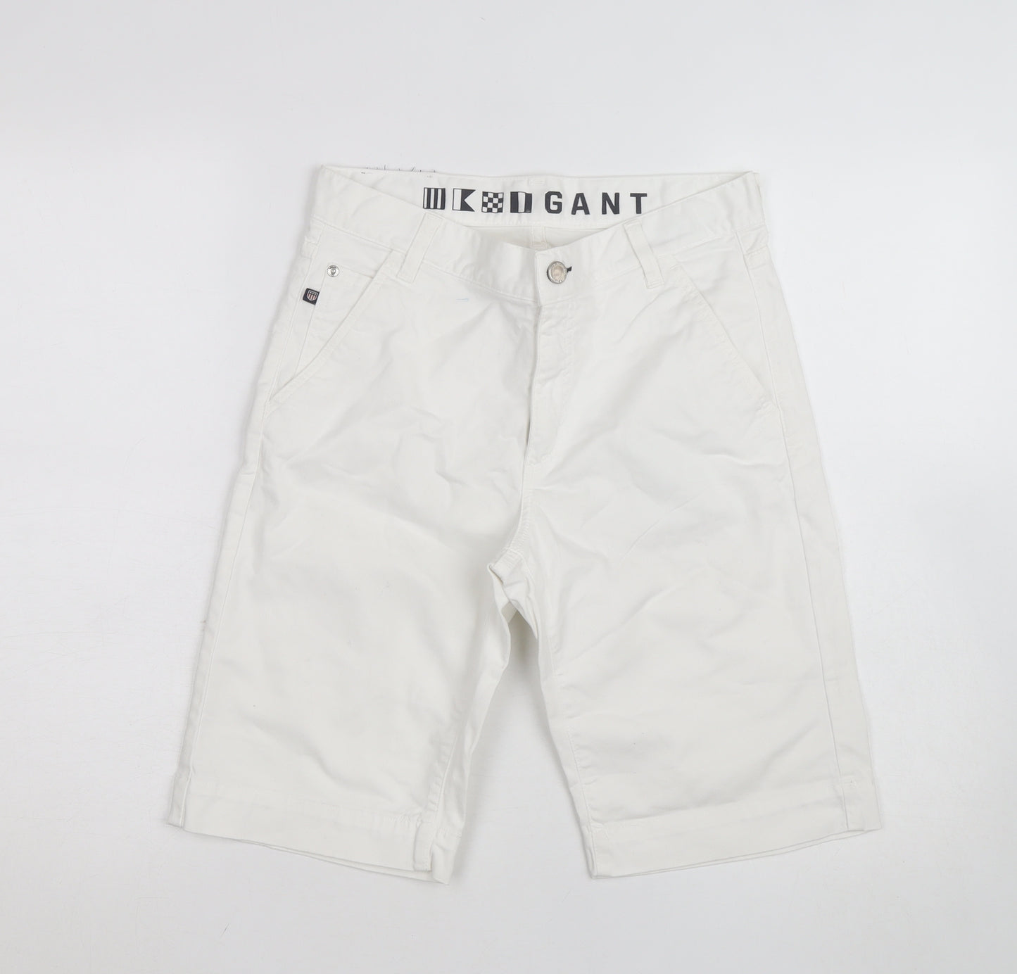 GANT Women's White Bermuda Shorts Size 28 Cotton Blend