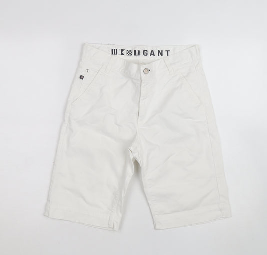 GANT Women's White Bermuda Shorts Size 28 Cotton Blend