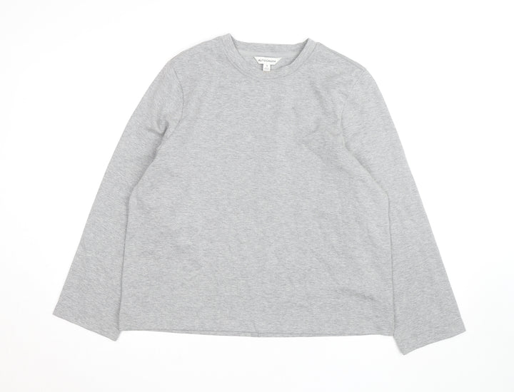 Marks and Spencer Autograph Women's Grey Cotton Jumper Size 16