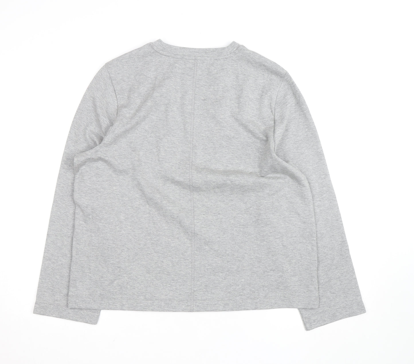 Marks and Spencer Autograph Women's Grey Cotton Jumper Size 16