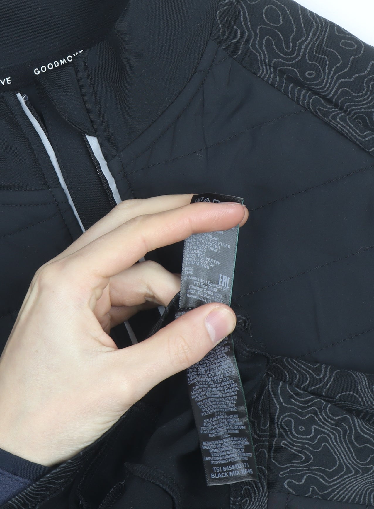 Marks and Spencer Goodmove Women's Black Size 10 Track Jacket