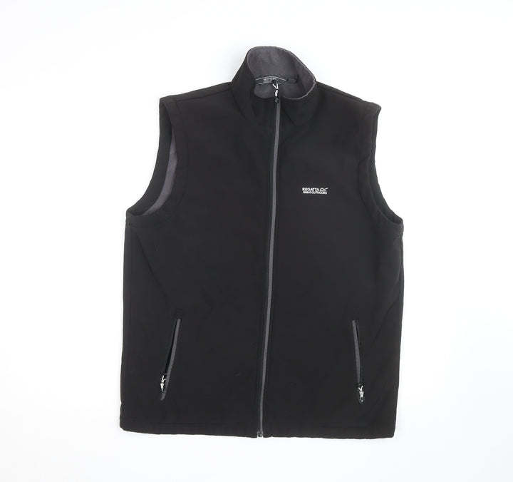 Regatta Men's Black Softshell Sleeveless Windproof Jacket L
