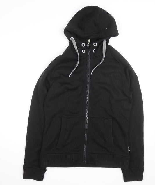Surfanic Men's Black Full Zip Hoodie Large Regular Fit