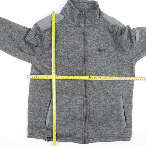 Regatta Mens Grey L Fleece Activewear Jacket Full Zip Outdoor