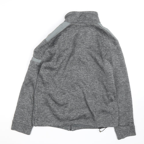 Regatta Mens Grey L Fleece Activewear Jacket Full Zip Outdoor
