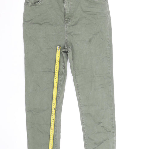 Primark Women’s Green Skinny Jeans Size 12 Stretch Denim