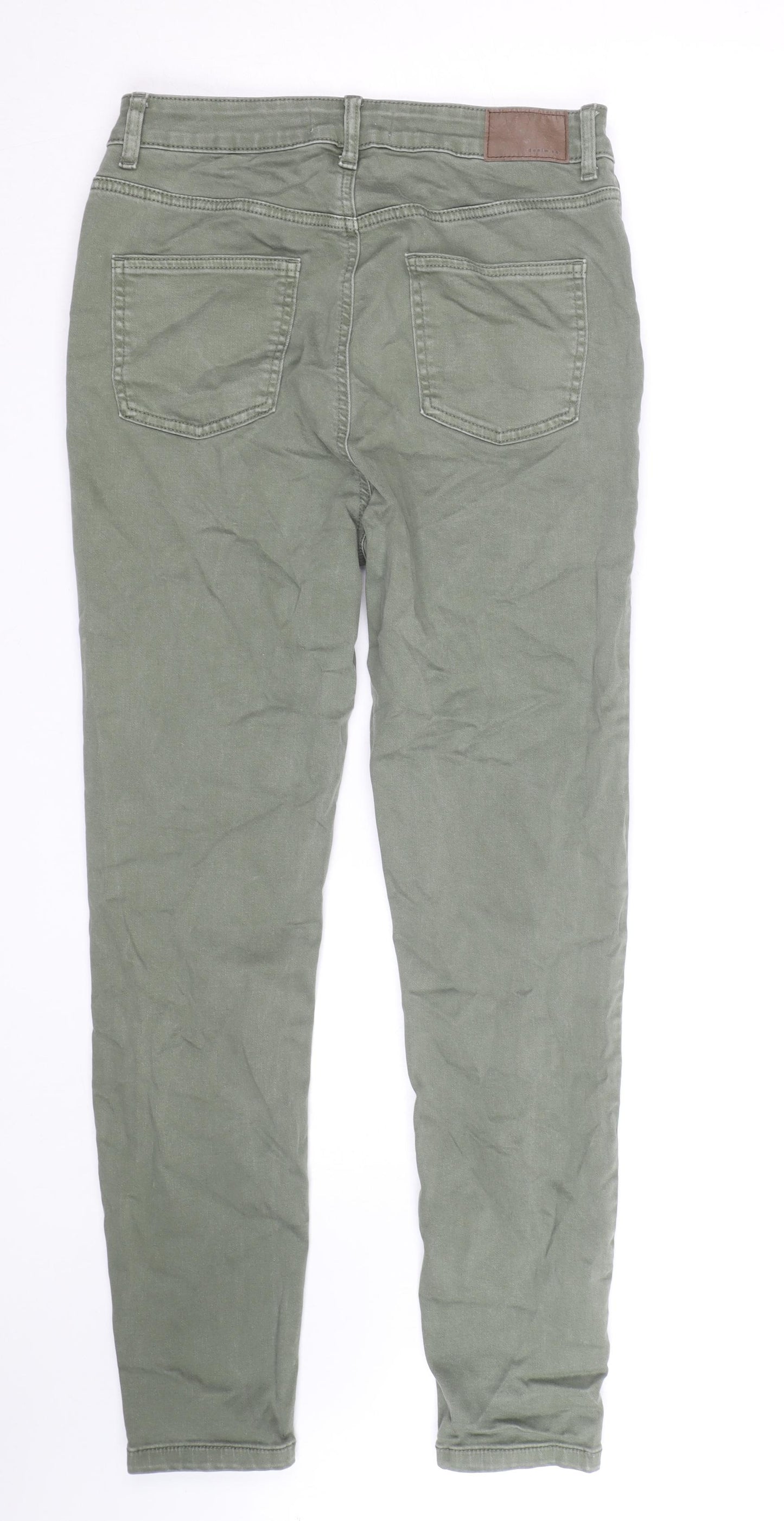 Primark Women’s Green Skinny Jeans Size 12 Stretch Denim
