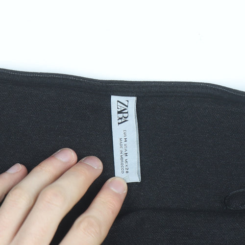 Zara Women Black Strapless Bodycon Short Dress Size 12