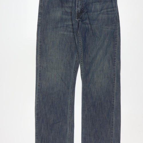 Levi's 514 Men Blue Straight Regular Fit Jeans 33x32 Denim