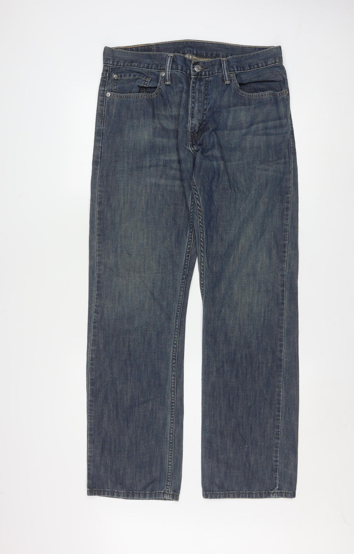 Levi's 514 Men Blue Straight Regular Fit Jeans 33x32 Denim