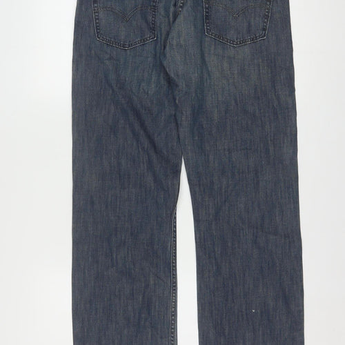 Levi's 514 Men Blue Straight Regular Fit Jeans 33x32 Denim