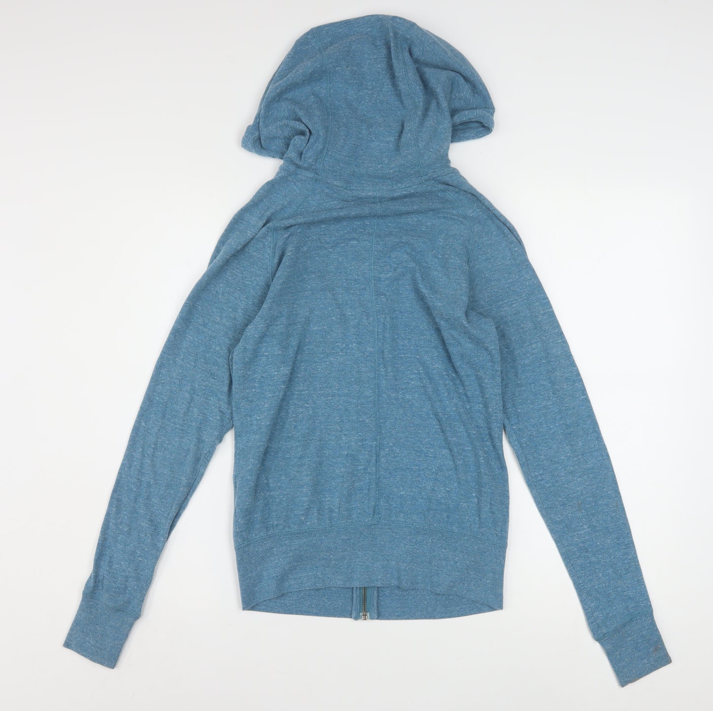 Nike Women's Blue Full Zip Hoodie XS Cotton Blend Just Do It