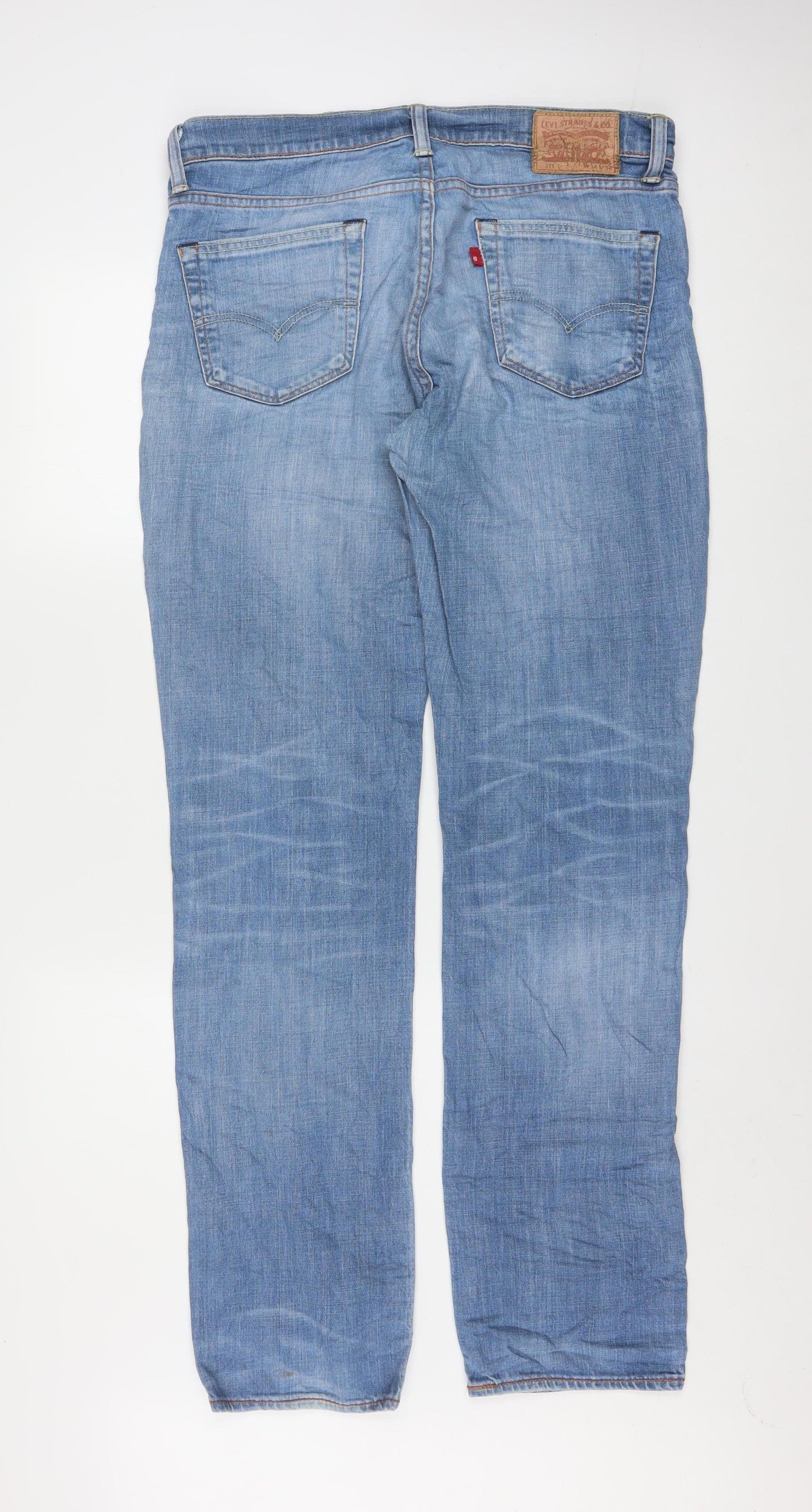 Levi's 511 Men's Blue Slim Denim Jeans 36W 32L Classic Style