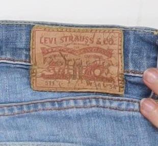 Levi's 511 Men's Blue Slim Denim Jeans 36W 32L Classic Style