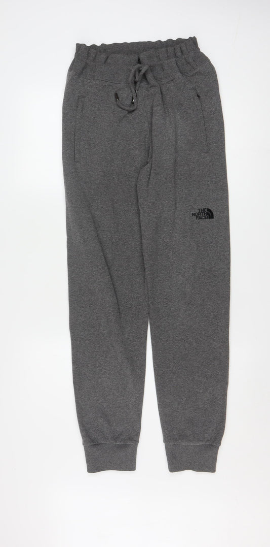 The North Face Men's Grey Jogger Trousers Size S Cotton Blend