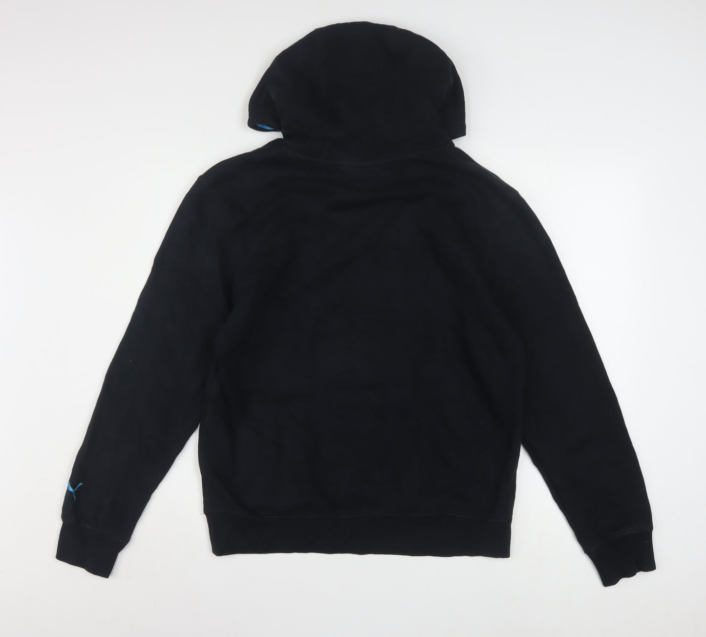 Puma Men's Black Pullover Hoodie Small Sports Fleece Sweatshirt