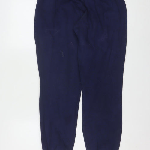 Adidas Women’s Blue Jogger Sweatpants Size S Fleece Trousers
