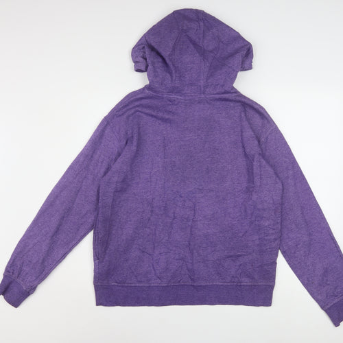 Disney Women Purple Mickey Mouse Pullover Hoodie Size S 10/12