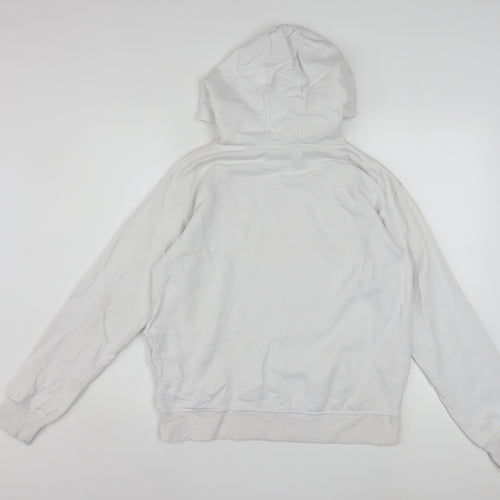 Disney Women White XS Hoodie Mickey Mouse Graphic Pullover