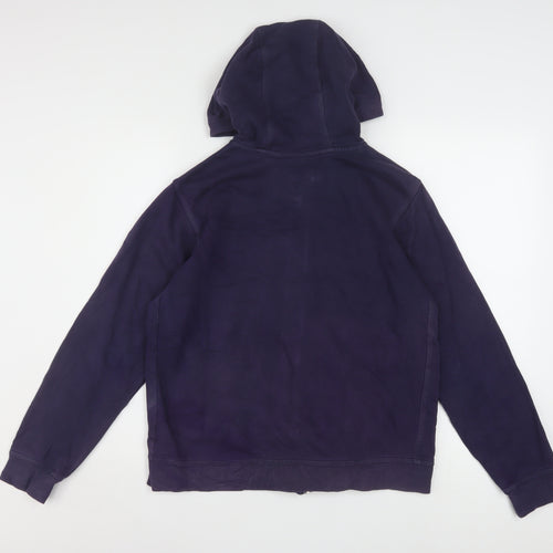 Nike Boys Purple Full Zip Hoodie 13-15 Years Fleece Sweatshirt