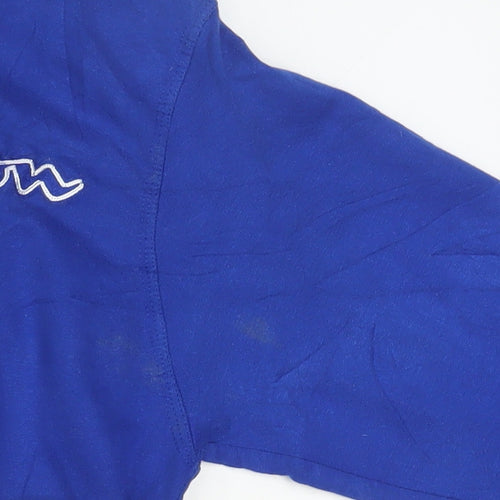 Champion Men's Blue Pullover Hoodie Small Embroidered Logo Fleece