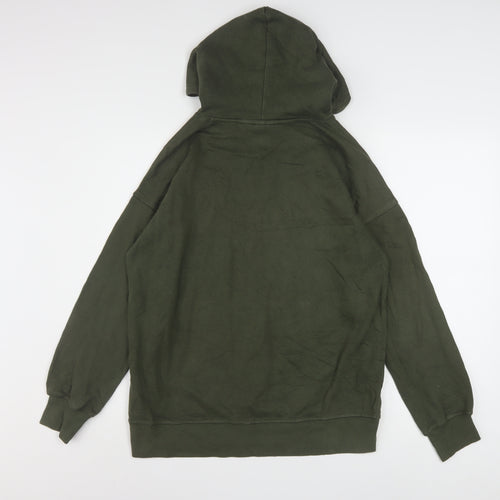 Champion Boys Green Pullover Hoodie XL 13-14 Years Cotton Blend Logo