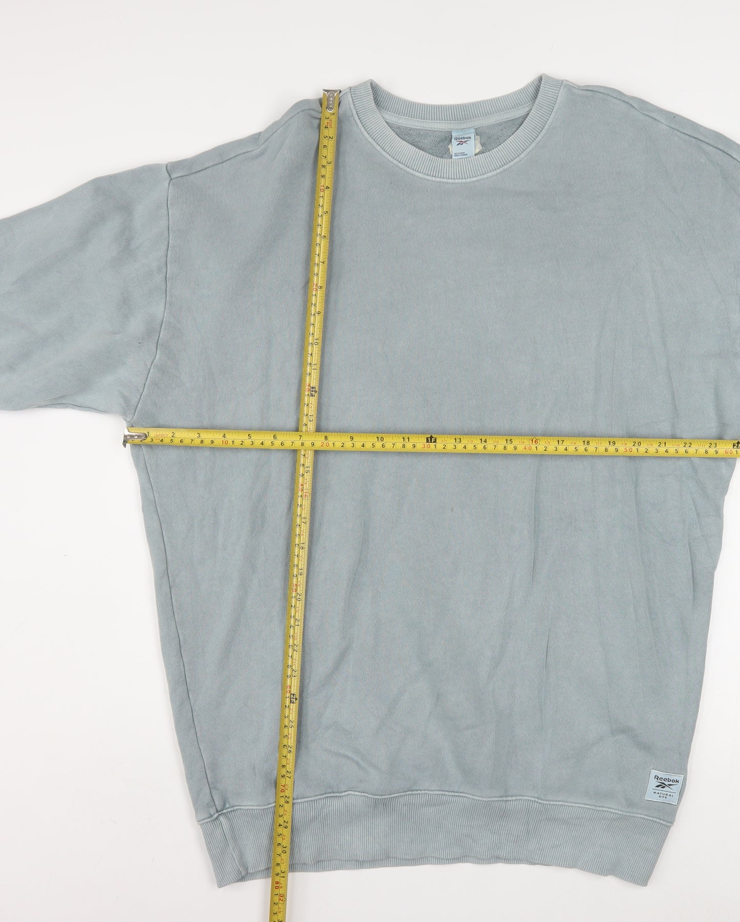 Reebok Men's Grey Crew Neck Pullover Sweatshirt Size M