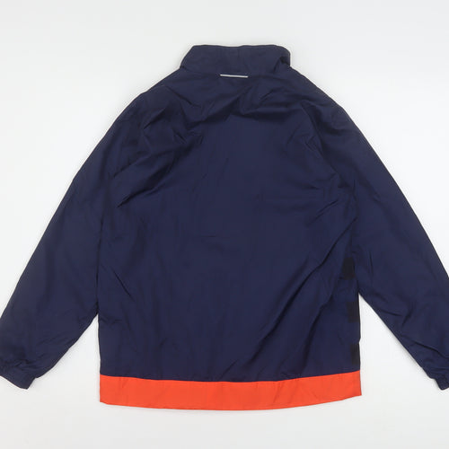 Puma Boys Blue Windbreaker Jacket 12 Years Lightweight Full Zip Sportswear