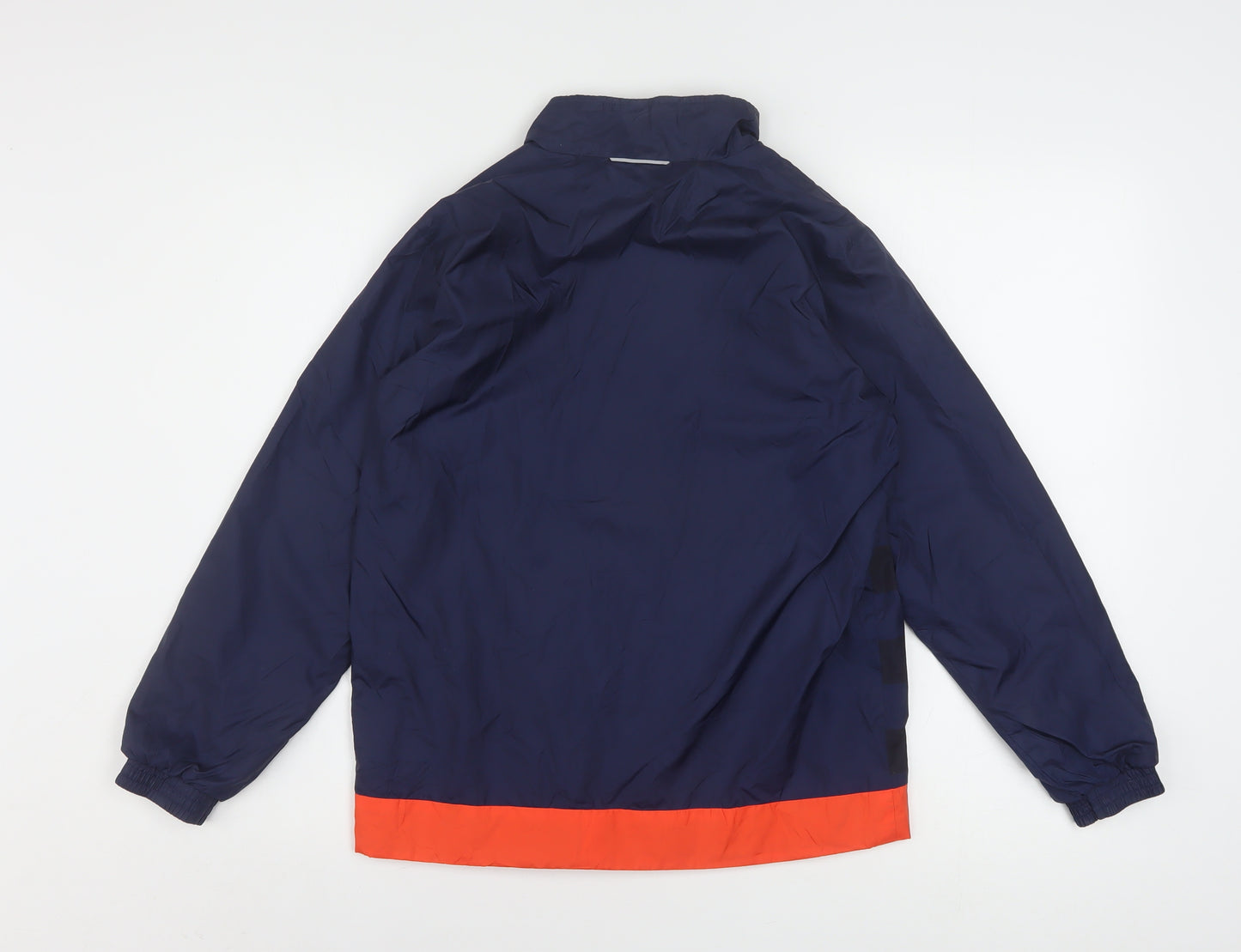 Puma Boys Blue Windbreaker Jacket 12 Years Lightweight Full Zip Sportswear