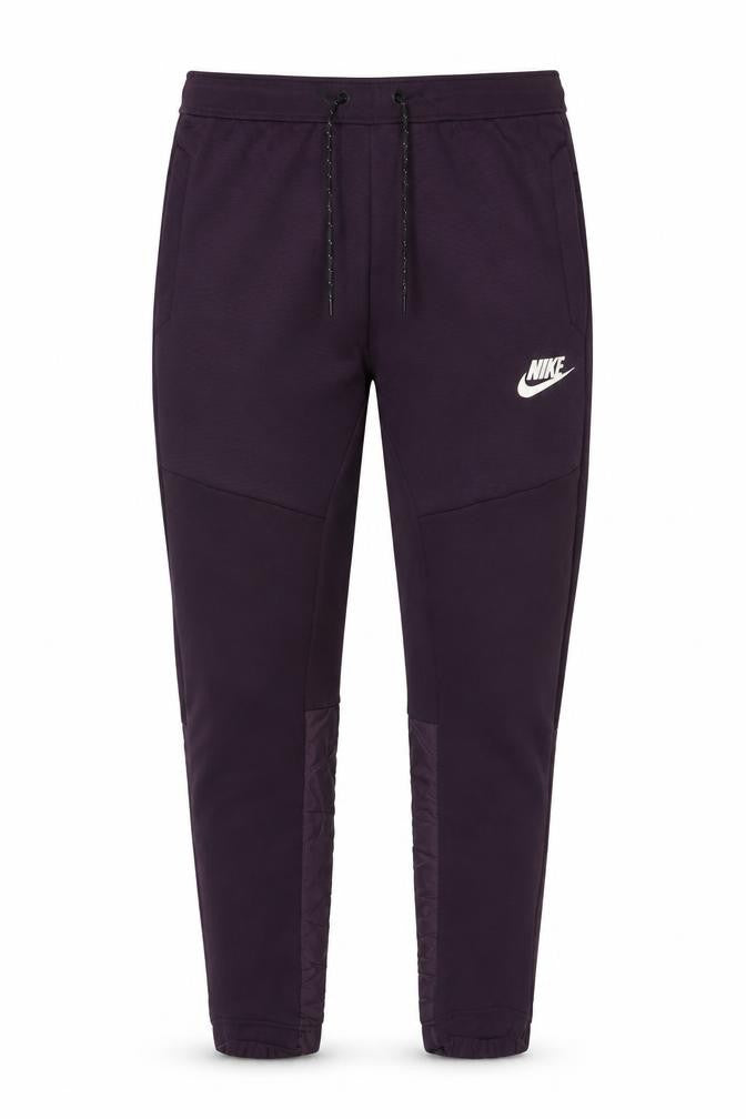 Front view of Nike Men's Purple Jogger Activewear Trousers, size M