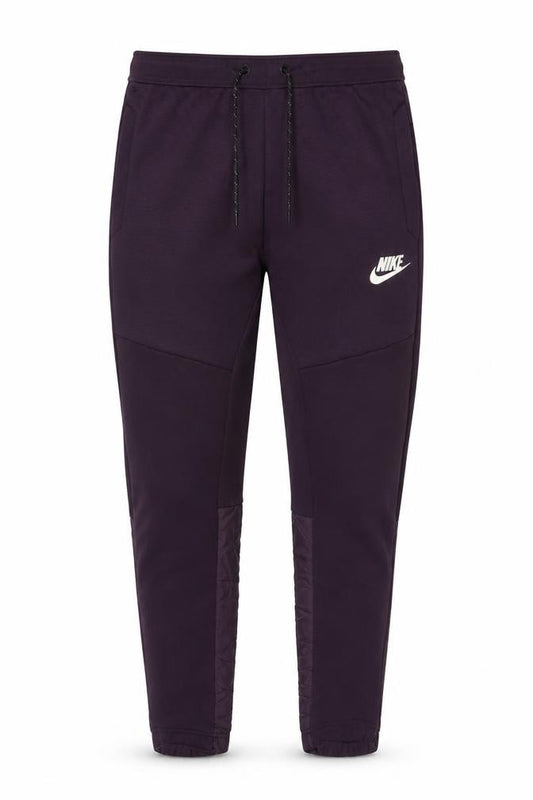 Front view of Nike Men's Purple Jogger Activewear Trousers, size M