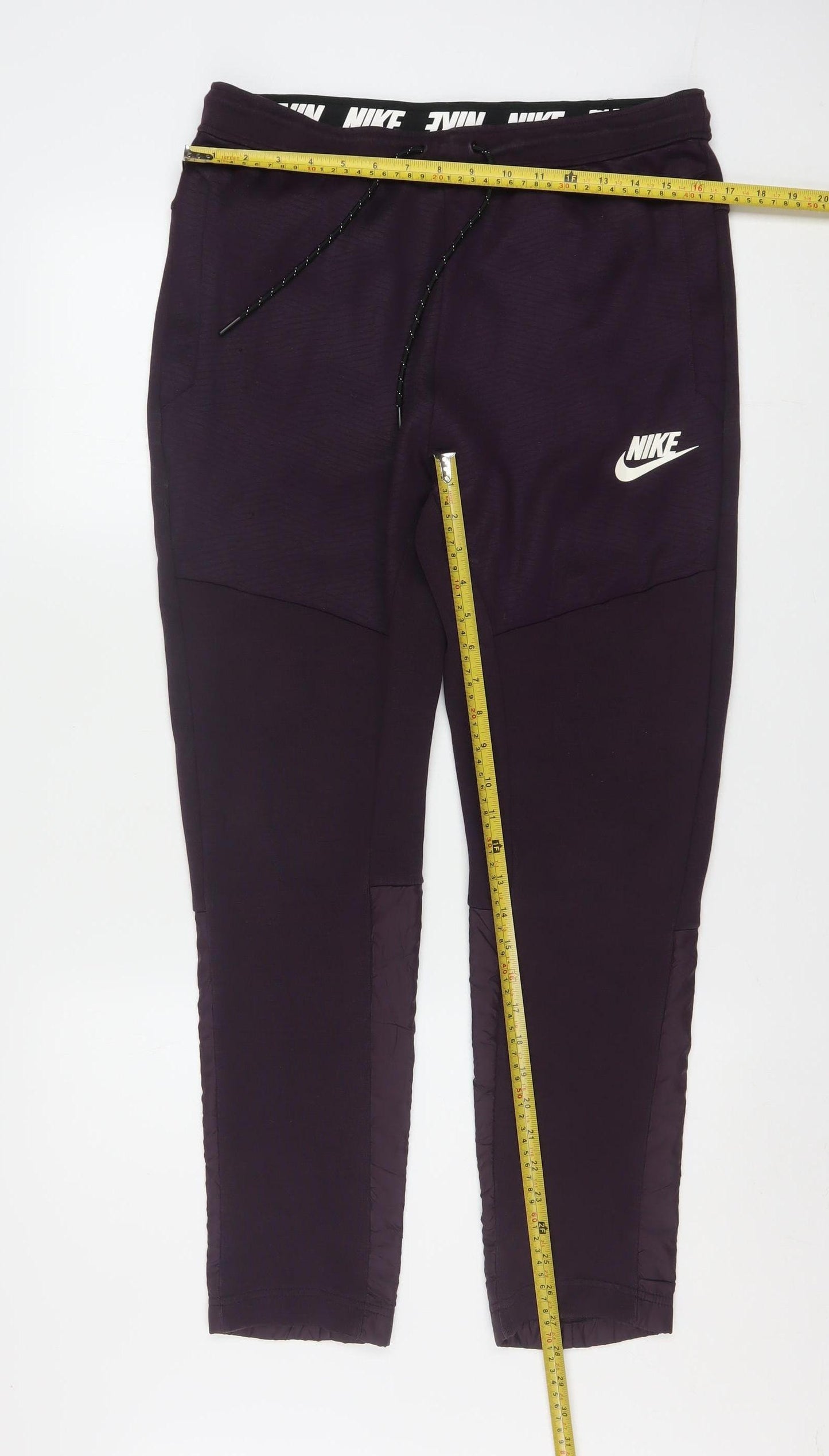 Nike Men's Purple Jogger Activewear Trousers Size M