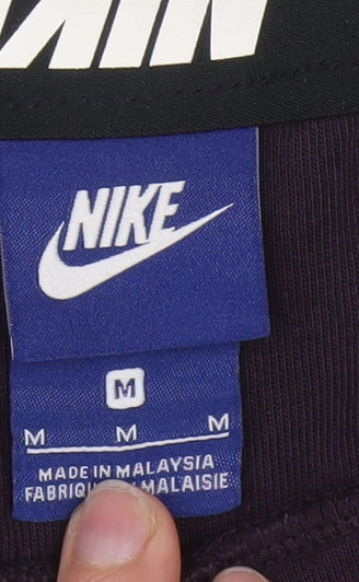 Nike Men's Purple Jogger Activewear Trousers Size M