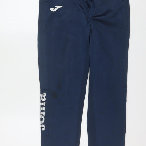 Joma Men's Blue Small Track Pants Tapered Fit Activewear Trousers