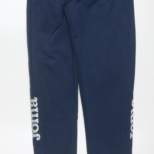 Joma Men's Blue Small Track Pants Tapered Fit Activewear Trousers