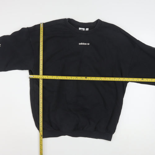 Adidas Women’s Black Crew Neck Pullover Sweatshirt UK 16